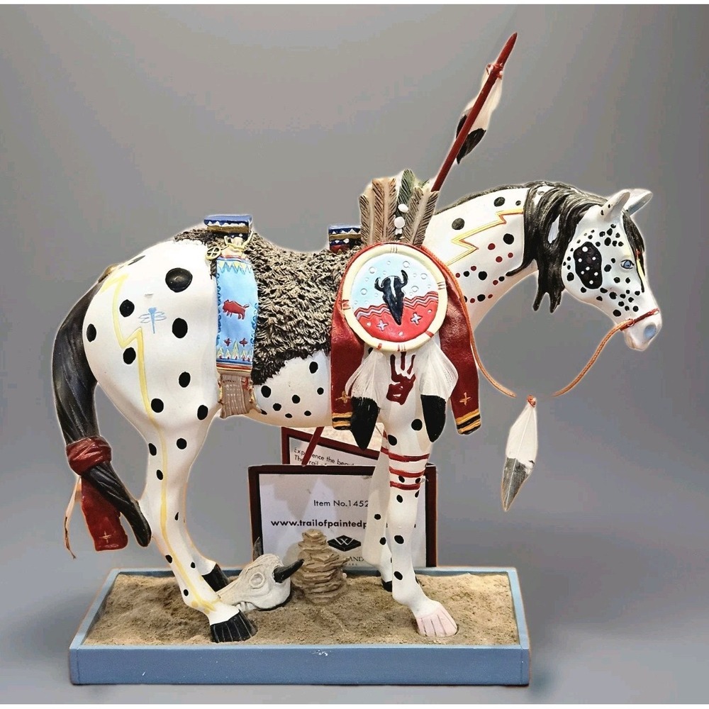 Trail of Painted Ponies War Pony #1452 • Rance Hood • 2003 Westland NIB